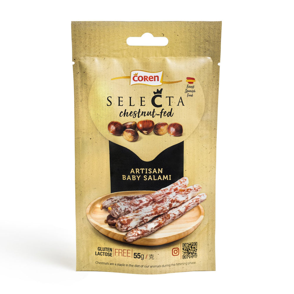 A packet of baby salami beer sticks