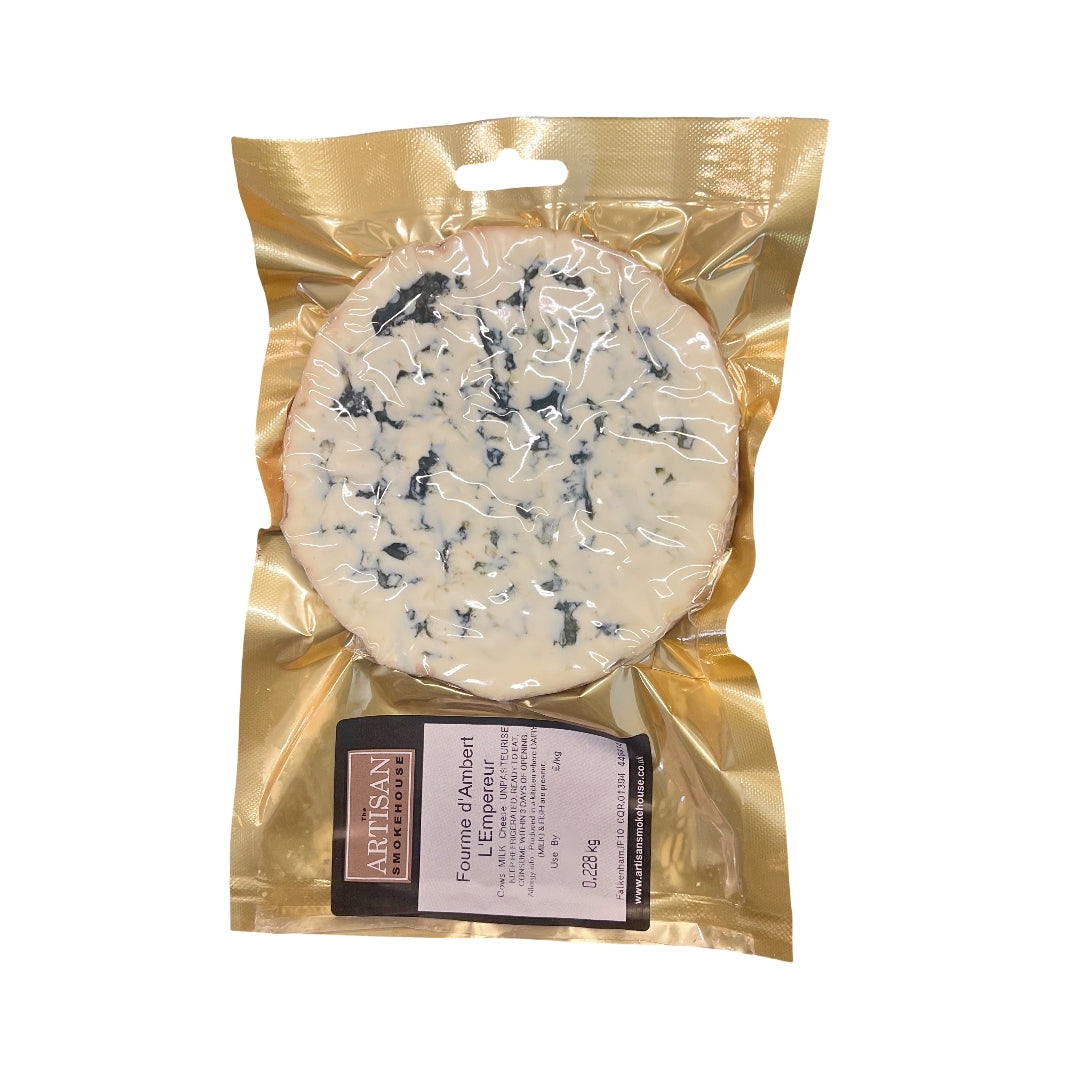 Fourme d'Ambert in its packet