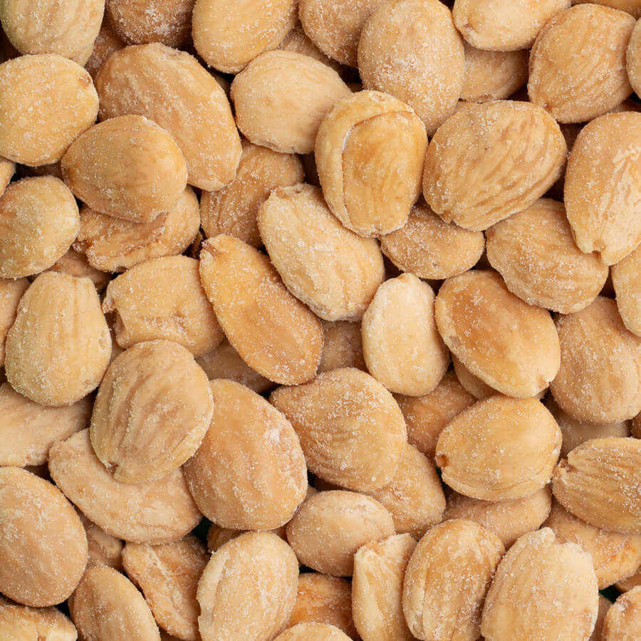 A bowl of Perello Marcona almonds