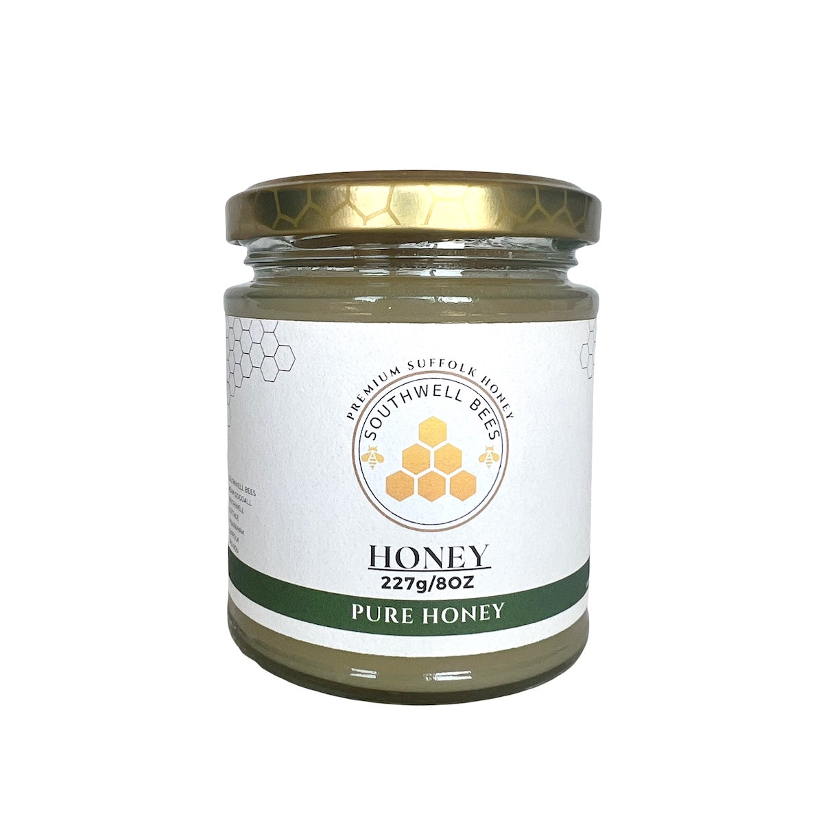 A jar of local Suffolk honey