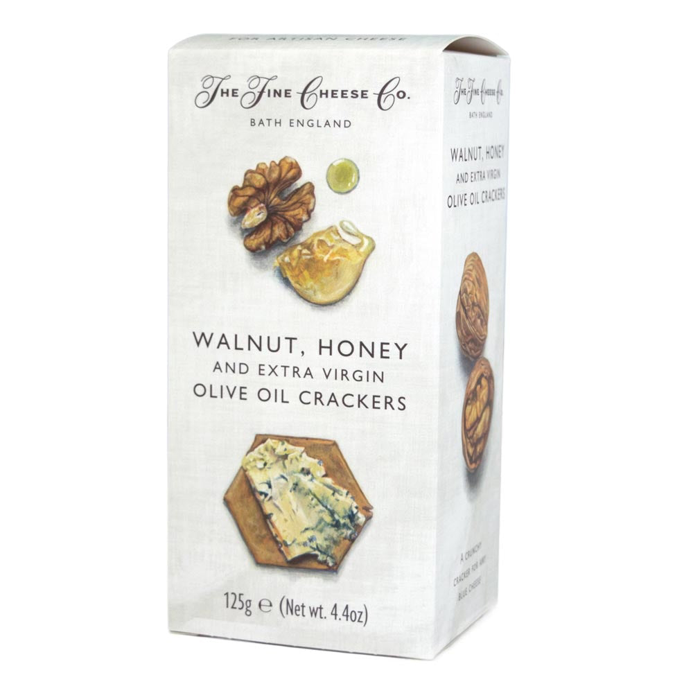 Walnut and honey crackers