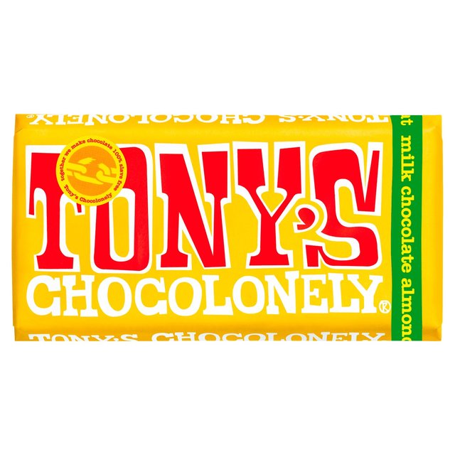 Tony's Chocolonely Fairtrade Milk Chocolate, Almond Honey Nougat by The Artisan Smokehouse