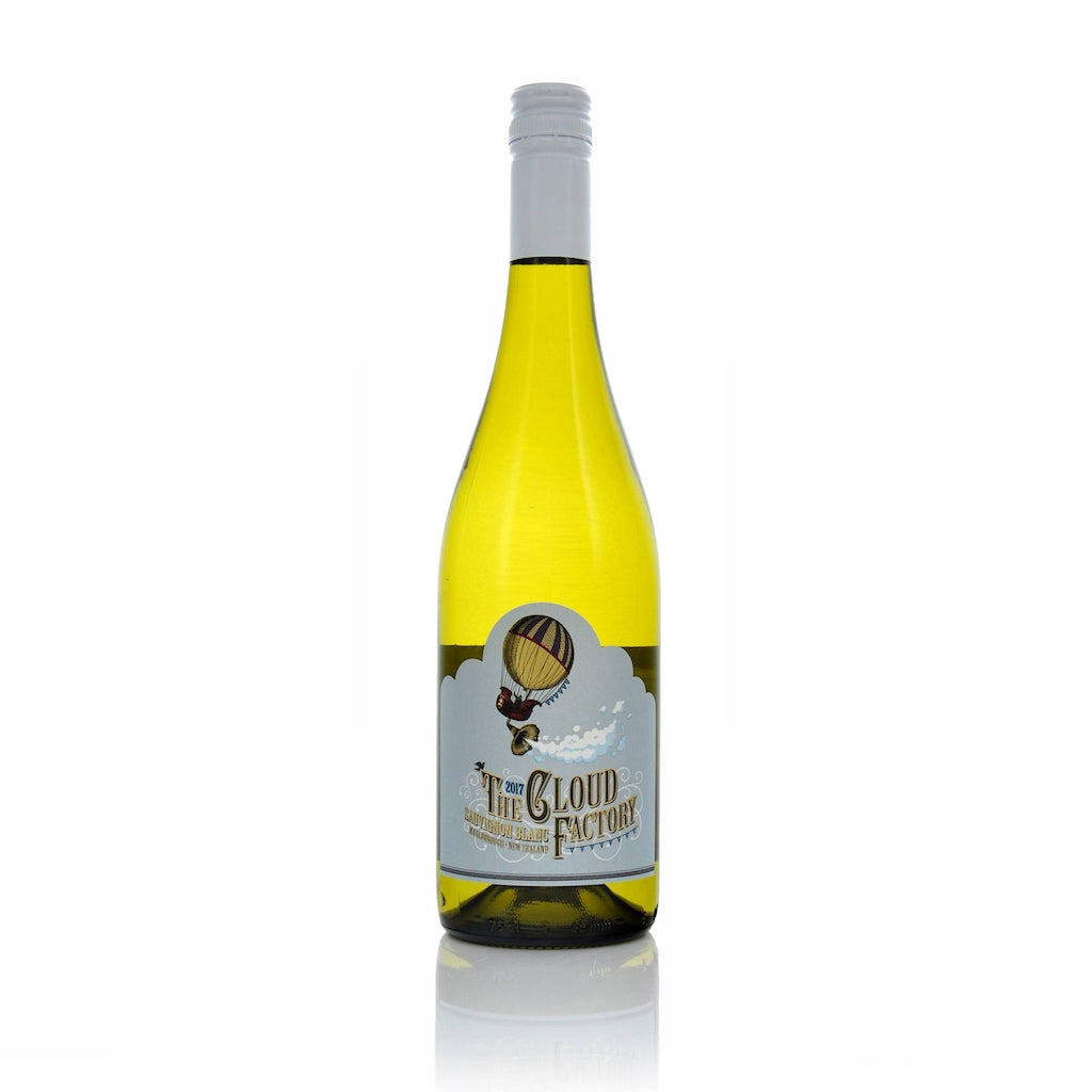 A bottle of Cloud Factory Sauvignon Blanc