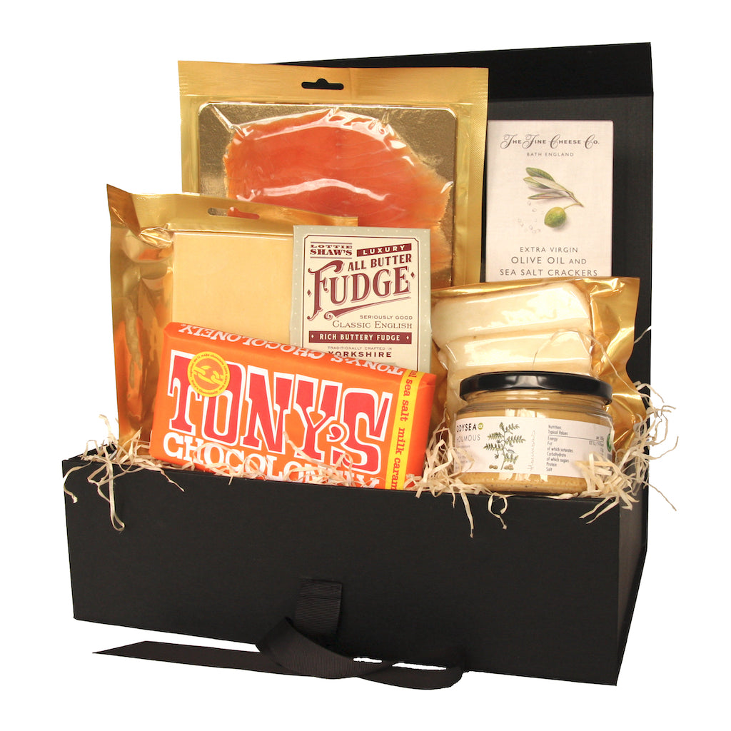 The Artisan Smokehouse's Hamper for Her with contents on show