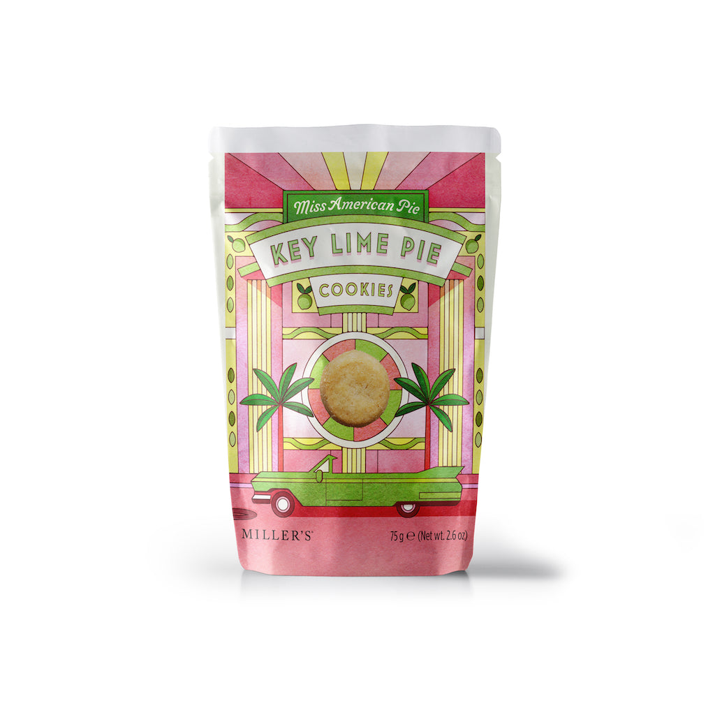 A packet of key lime pie cookies