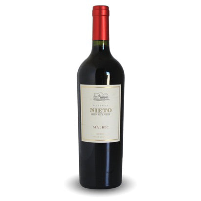 A bottle of Nieto Malbec