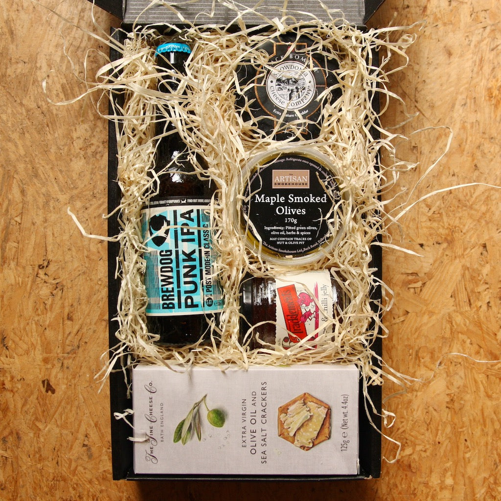 Internal image of The Artisan Smokehouse's Mini Cheese Hamper