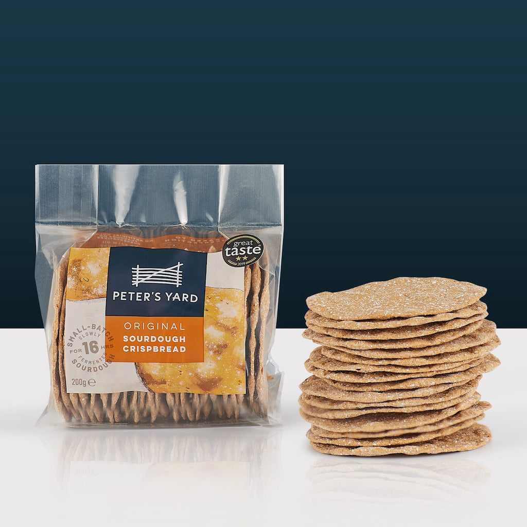 A packet of sourdough cripsbreads