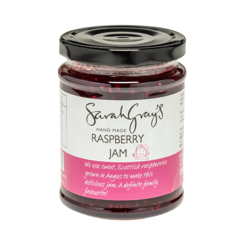 A jar of raspberry jam