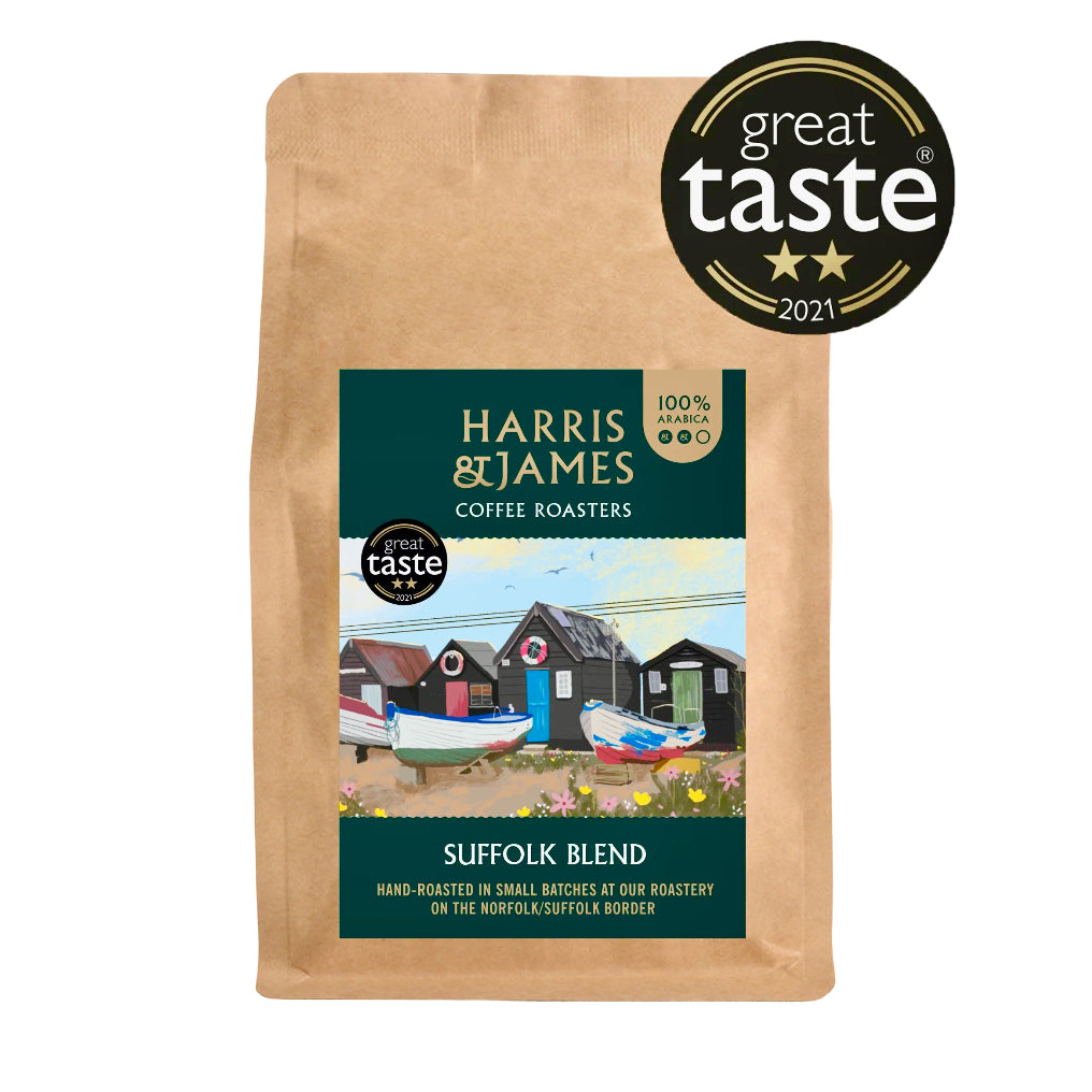 A pack of Suffolk Blend coffee