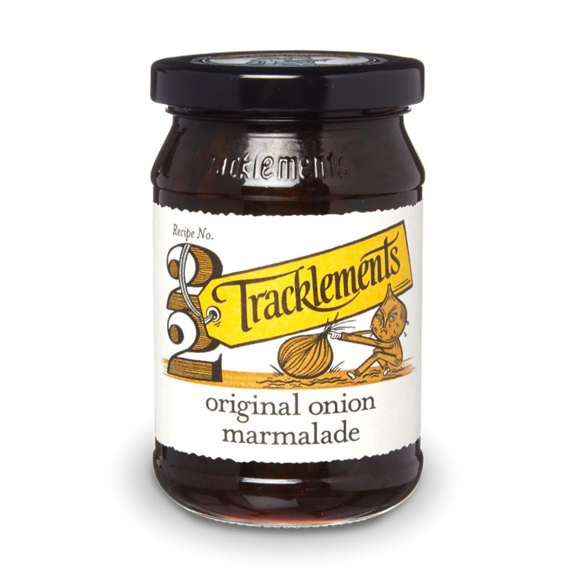 A jar of traditional onion marmalade