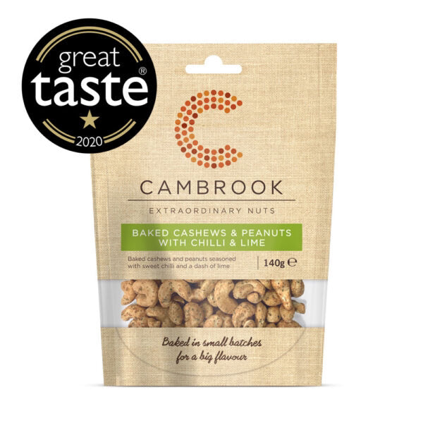 Packet of Cambrook Baked Chilli & Lime Nuts
