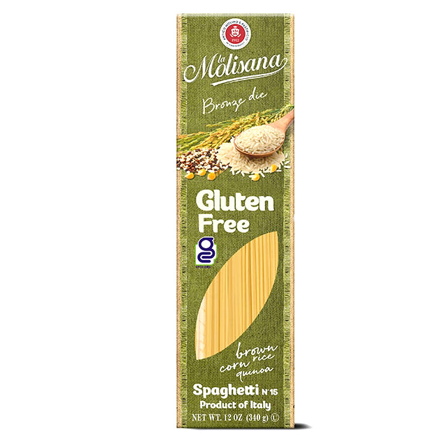 A box of La Molisana Gluten Free Spaghetti Pasta
