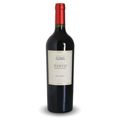 A bottle of Malbec, Nieto Senetiner