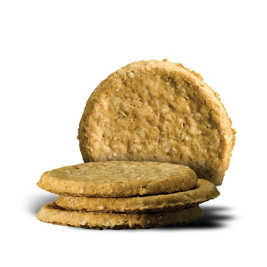 A stack of Stornoway cocktail traditional oatcakes