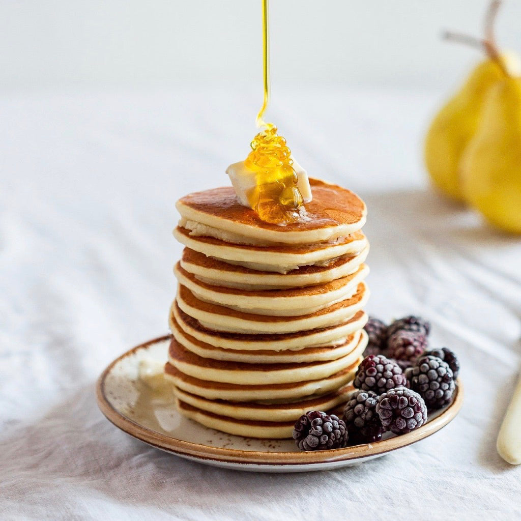 Image of Suffolk Honey with pancakes